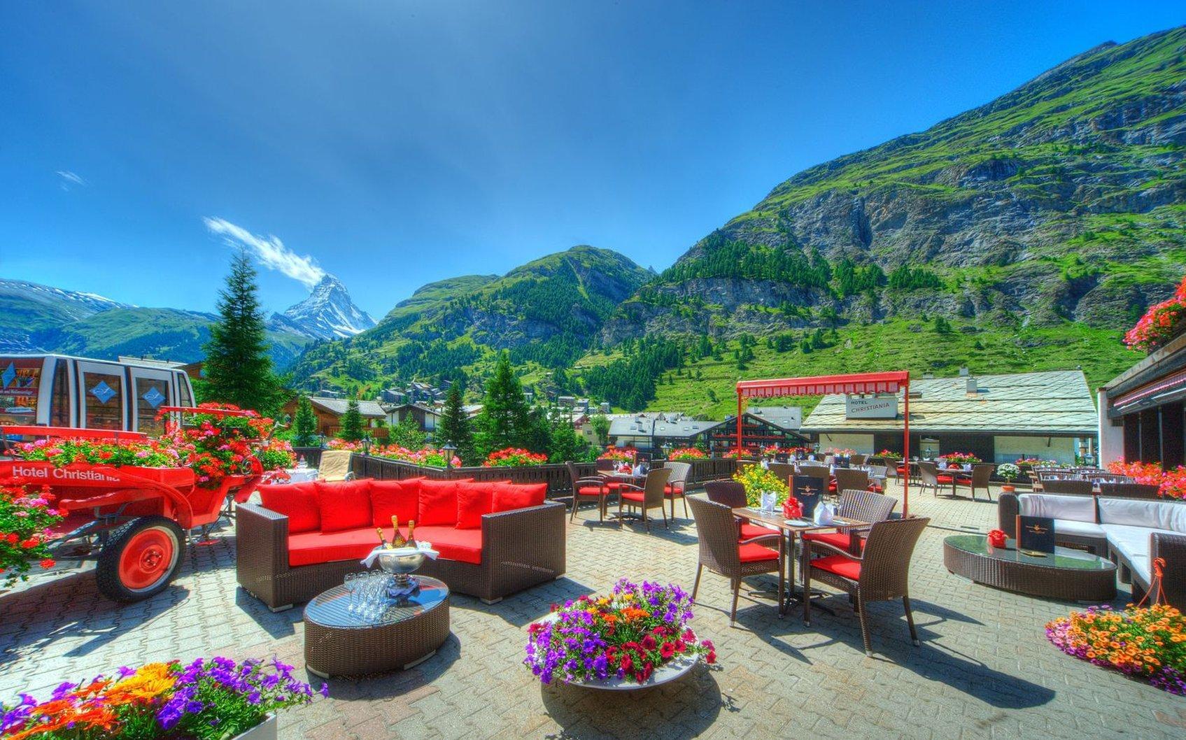 The Christiania Mountain & Spa Resort Zermatt Exterior photo
